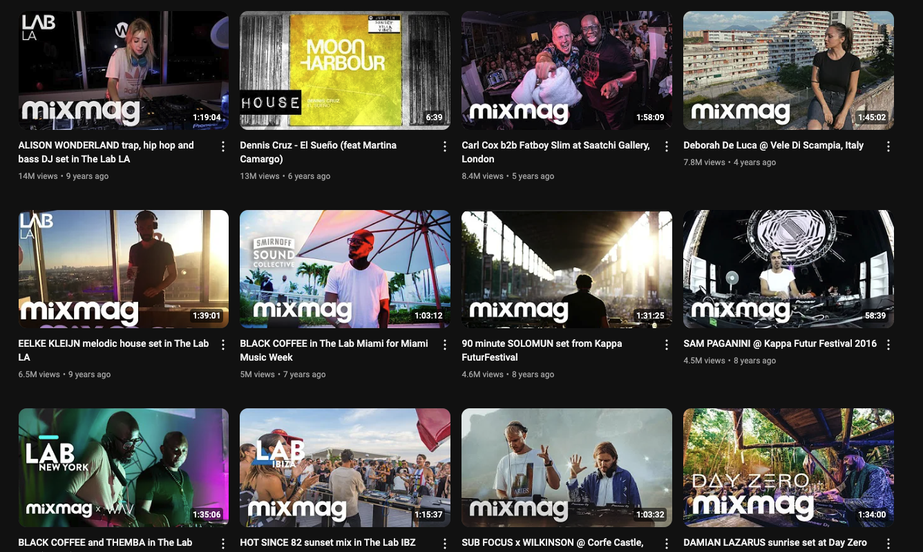 Mixmag Videos